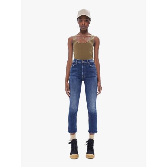 NewMother The Swooner Rascal Ankle Fit Jeans in Don't Mind Me Sz 26 Womens Jeans